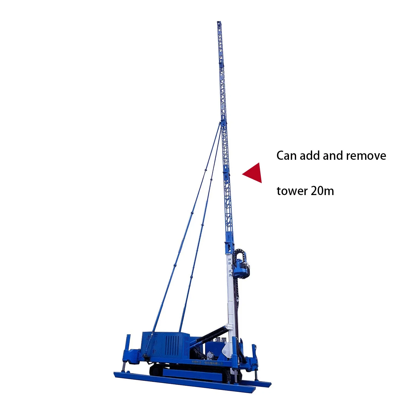 Crawler angkat rig drilling jet